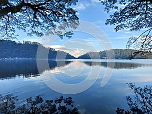 My morning view in Ngebel Lake