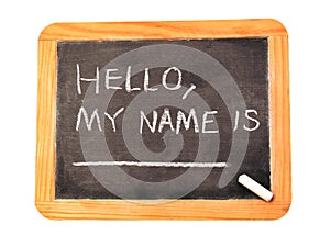 My name is ..