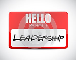 My name is leadership. illustration design