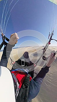 My paragliding selaine Qatar