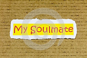 My soulmate happy couple love relationship valentine romantic heart