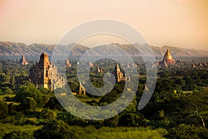 Myanmar bagan temples light burma travel Pagan Kingdom