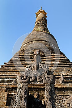 Myanmar (Burma), Mrauk U temple, Minkhaung Shwegu Paya