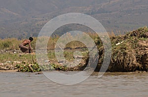 Myanmar Fishman fishing