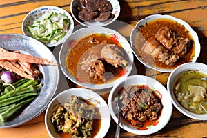 Myanmar Food Set photo