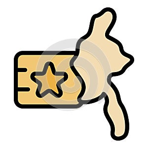 Myanmar landmark icon vector flat photo