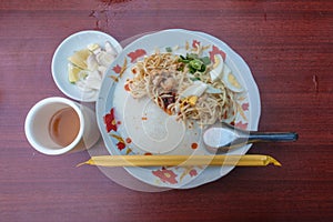 Myanmar local noodle