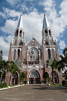 Myanmar Saint Mary`s Cathedral is a largest Catholic cathedral in Myanmar located on Bo Aung Kyaw Street in Botahtaung Township,