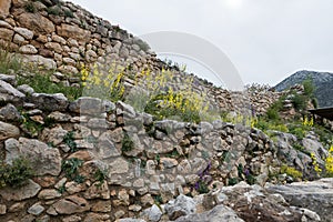 Mycenae archaeological site in Greece