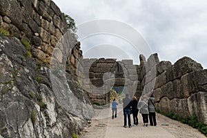 Mycenae archaeological site in Greece