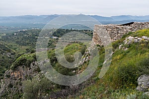 Mycenae archaeological site in Greece