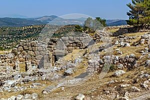 Mycenae is an archaeological site in Greece