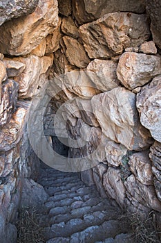 Mycenae - an archaeological site near Mykines in Argolis, Peloponnese, Greece