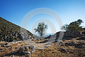 Mycenae - an archaeological site near Mykines in Argolis, Peloponnese, Greece