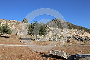 Mycenae - an archaeological site near Mykines in Argolis, Peloponnese, Greece