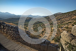 Mycenae - an archaeological site near Mykines in Argolis, Peloponnese, Greece.