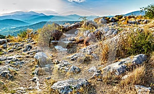 Mycenae, near Mikines in Greece,