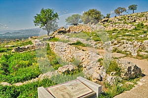 Mycenae in Peloponnese Greece,Argolis