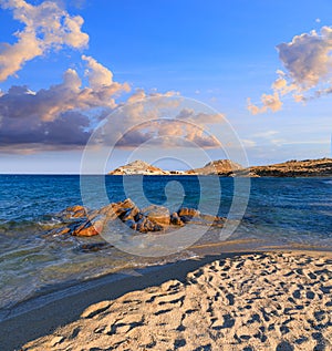 Mykonos Island: Kalafati Beach, Greece. photo