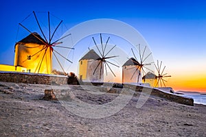 Mykonos, Kato Mili windmill, Greece