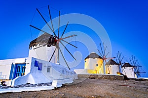 Mykonos, Kato Mili windmill, Greece