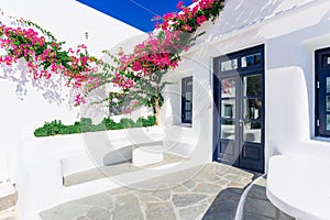 Mykonos old town street