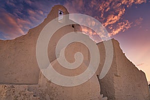 Mykonos Panagia Paraportiani in mikonos town greece europe.