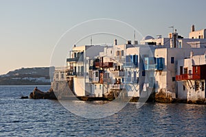 Mykonos Town at Late Afternoon