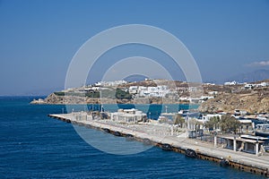 Mykonos waterfront - Cyclades island - Aegean sea - Greece