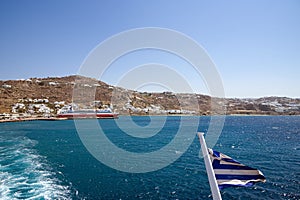 Mykonos waterfront - Cyclades island - Aegean sea - Greece