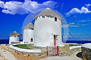 Mykonos' windmills