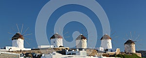 Mykonos Windmills Panoramic