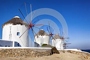 Mykonos Windmills photo