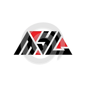 MYL triangle letter logo design with triangle shape. MYL triangle logo design monogram. MYL triangle vector logo template with red