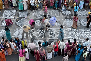 Indian Kolam festival in chennai