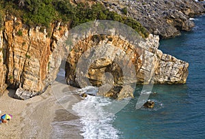 Mylopotamos beach at Pelion in Greece