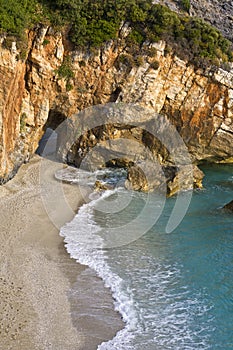 Mylopotamos beach at Pelion in Greece