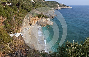Mylopotamos beach at Pelion in Greece