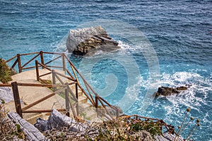 Mylopotamos beach at Tsagarada of Pelion in Greece