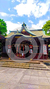 Myoken Hongu Chiba Shrine is a shrine located in Chiba City, Chiba Prefecture, Japan.