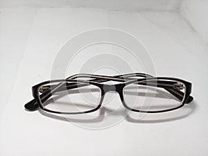 Myopia minus glasses with oval frames