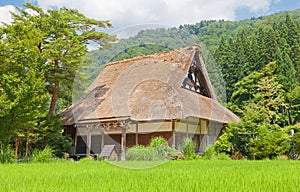 Myozen-ji Temple in Ogimachi gassho style village, Japan