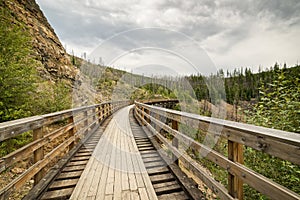 Myra Canyon cycling route