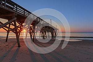 Myrtle Beach Pier at Sunrise