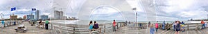 MYRTLE BEACH, SC - APRIL 4, 2018: City panoramic view from the p