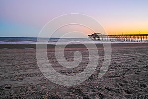 Myrtle Beach South Carolina Pier Sunset