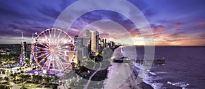 Myrtle Beach Sunset panoramic