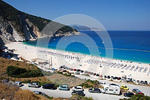 Myrtos Bay side view