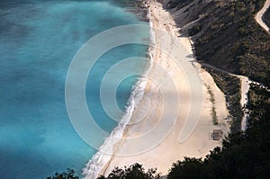 Myrtos beach in Cephalonia
