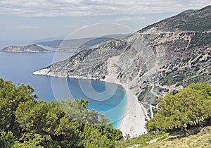 Myrtos beach of Cephalonia island, Greece